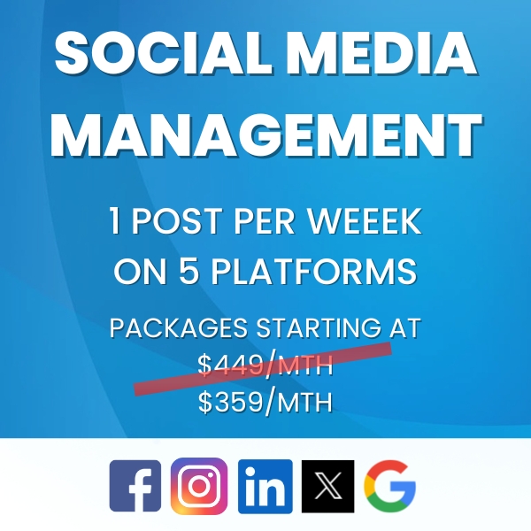 20% OFF Social Media Management + Listings